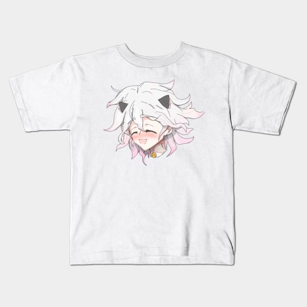 Nagito expression head design by Kībo-Kībo Kids T-Shirt by Kibo-Kibo